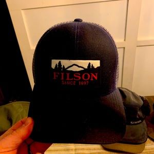 Filson mesh back trucker hat